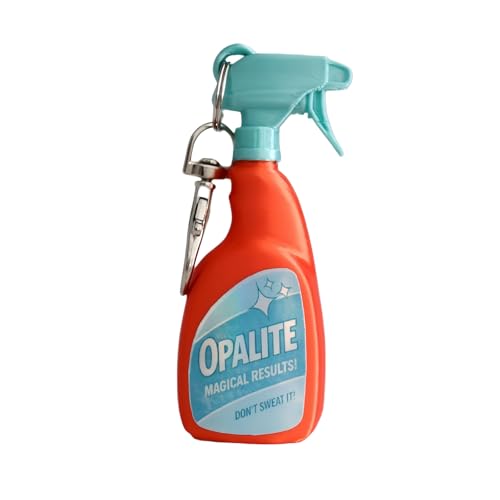 Jxueych Opalite Spray Bottle Keychain for Taylor Gifts Merch Music Fans Cute Mini Spray Charm for Keys Backpacks (Orange)