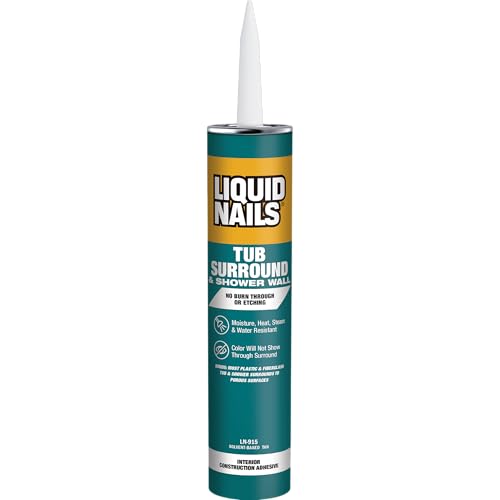 Liquid Nails Tub Surround 10 oz. Bright White Interior Tub and Shower Adhesive
