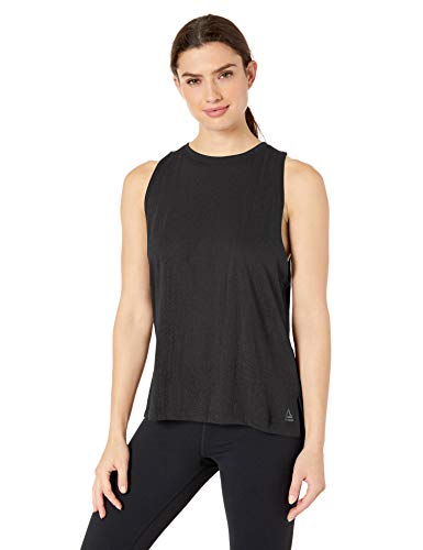 Reebok Women's Burnout Tank, Black, 2XS