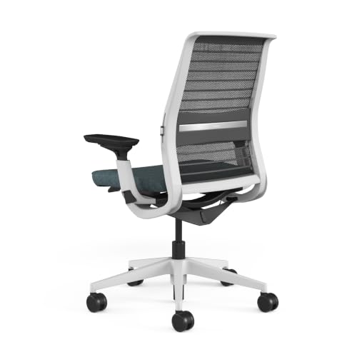 Image of Steelcase Think Ergonomic Office Chair | Adjustable Lumbar Support, 4D Arms, LiveBack System | Weight-Activated Recline | 12-Year Warranty