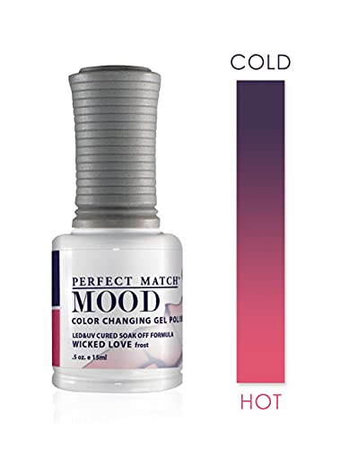 LeChat Perfect Match Mood Gel Polish Wicked Love 0.5 oz miniatura 3