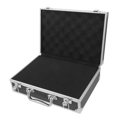 Electrician Tool Bag Aluminum Case Men Hard Briefcase Case Sponge Lining Tool Boxes