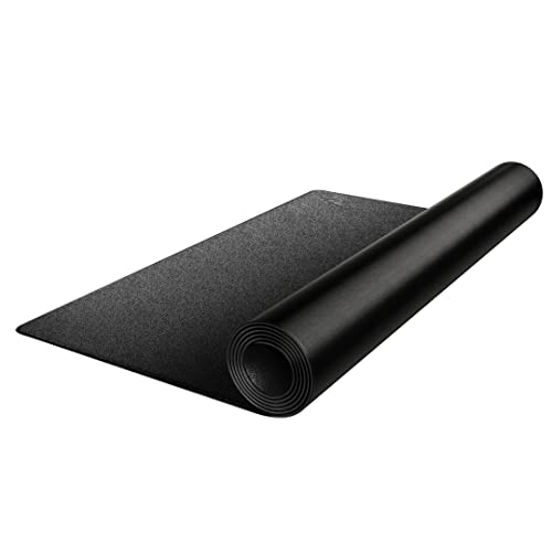 Peloton Bodenschutzmatte, Unterlegmatte, Fahrradmatte, rutschfest, passend für Peloton Bike und Bike+, 182,9 x 91,4 cm, 4mm Dicke, Schwarz