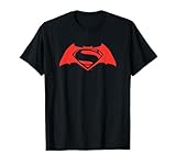 Batman v Superman Simple Red Logo T-Shirt