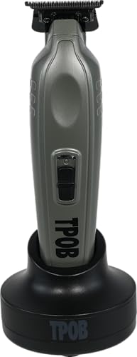 TPOB XO 7200 RPM Digital Brushless Motor Metal Barber Hair Clippers and Trimmer for Men (XO Trimmer Grey)