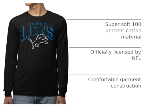 Junk Food NFL - Philadelphia Eagles Bold Logo Adult LS T-Shirt Black - image 4