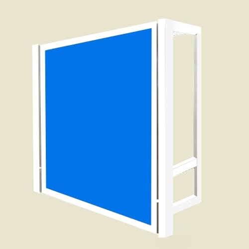 Monarka Cama abatible Vertical Modelo E-LOGIT (135x190 cm, Estructura Metálica en Blanco)