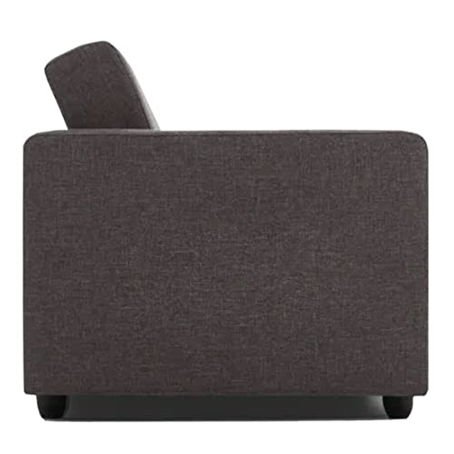 Image of Urban Basics Anamos 3 Seater Fabric Sofa (Dark Grey)