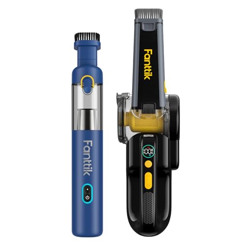 Fanttik V8 Mate Cordless Car Vacuum and V10 Mate Pivoting Cordless Handheld Vacuum