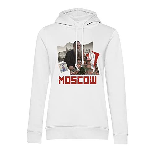 Sweat à capuche Moscow pour homme et femme, le look vintage idéal en voyage