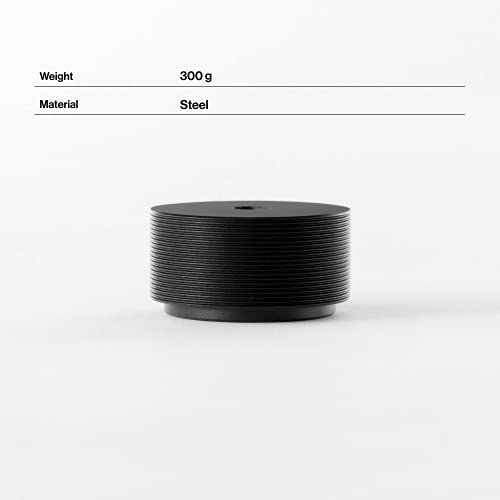 am Clean Sound Record Weight - 300g Solid Steel Turntable Stabilizer for Vinyl Players, Black - Image 3