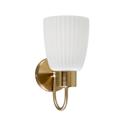 Image of Havells Venz Indoor Wall Light | Antique Bronze Durable Frame & Ambient Glow Diffuser | B22 Holder Compatible | Elegant Lighting for Bedrooms, Living Rooms & Hallways