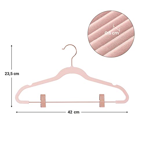 Cintre en velours gain de place SONGMICS pour organiser les jupes et pantalons
