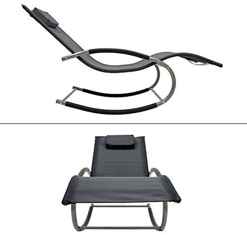 ML-Design Lettino Prendisole a Dondolo Sedia a