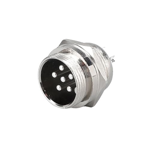 Conector de aviación GX20 6 pines hembra chasis macho juego de 5 uds 5
