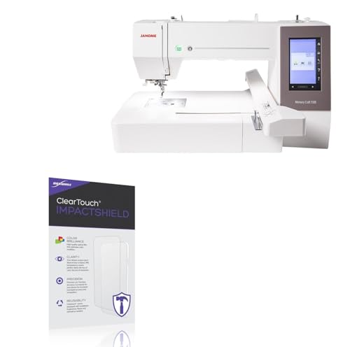 BoxWave Screen Protector Compatible with Janome Memory Craft 550E - ClearTouch ImpactShield (2-Pack), Impenetrable Screen Protector Flexible Film