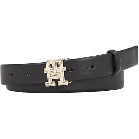 Ceinture Femme Tommy Hilfiger Cuir Noir Cover