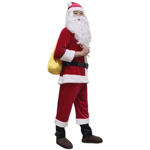 Costume de Père Noël pour adultes déguisement complet cosplay