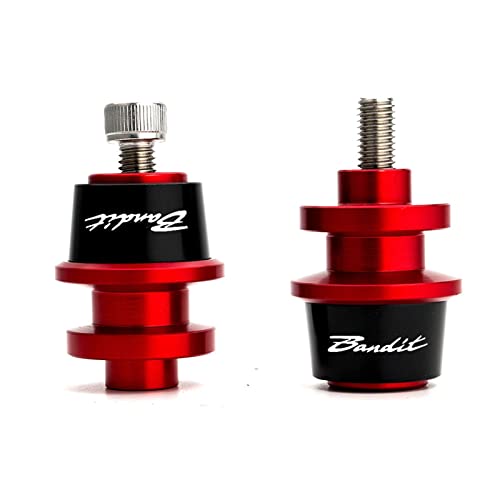 Diabolo M8 bras oscillant Suzuki Bandit 650 1200 éviter rayures béquille moto rouge
