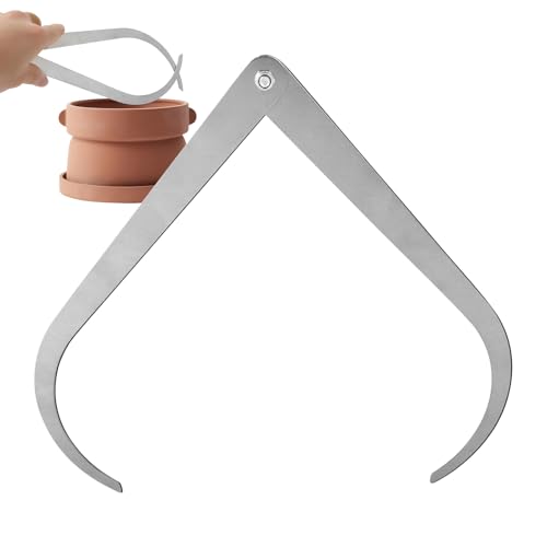 Ruwshuuk Herramientas De Medición Para Cerámica Y Alfarería | Instrumento De Cerámica Con Patas Curvadas,Suministros De Modelado, Recorte Y Formado En Acero Inoxidable Firme Para Enseñanza En Aula