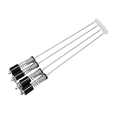 aelah 洗濯機のショックアブソーバー 洗濯機の衝撃吸収スプリング 洗濯機付属品 洗濯機のバネ棒 バランスバー ユニバーサルスプリングプルロッド 洗濯機吊り棒 ステンレス鋼 (60cm)