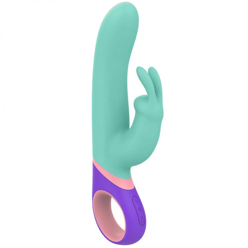 Lopy, Vibrador Conejito Rotador, Estimulación de Clítoris y Punto G, Recargable USB, Silicona, Sumergible