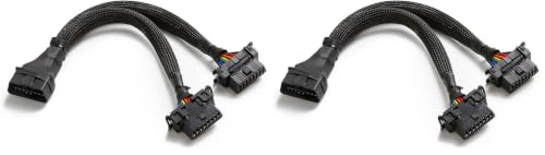 Image of bbfly-B6 OBD2 Splitter 16 Pin OBD II Splitter Extension 1x Male and 2X Female Extension Cable Adapter (1FT /30CM) (1Pack) (Pack of 2)