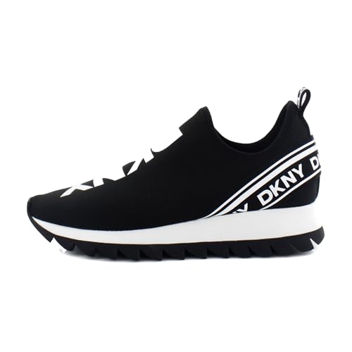 Image of DKNY Women's Abbi Knit Slip-On Logo Sneaker