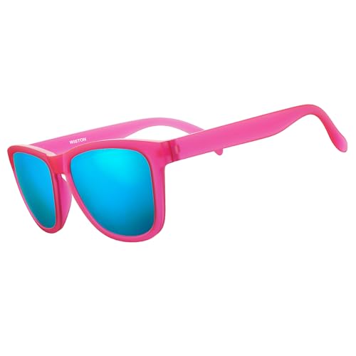 Image of WISTON Polarized Round Sunglasses for Women & Men,Running Sunglasses Retro Classic UV400 Protection TR Frame Lightweight 8107
