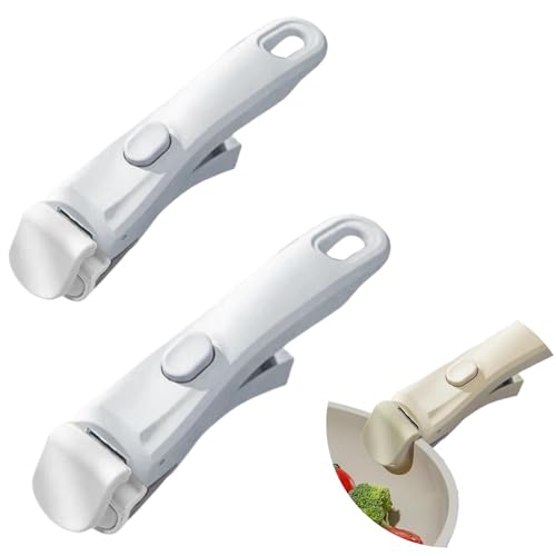 2 pièces Poignée amovible universelle pour poêles, poignée détachable pour poêles, gain de place, résistante, poignée amovible pour la cuisine,...
