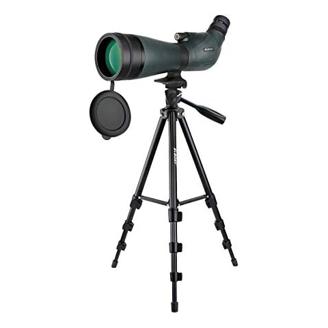 Svbony SV19 20-60x80 Spotting Scope with Tripod, High Power Eyepiece, Index Prism FMC Optics Waterproof Spotting Scope for Birdwatching, Target Shooting Cover