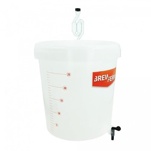 Brewferm Seau de Brassage/Fermentation 30 l avec Graduation
