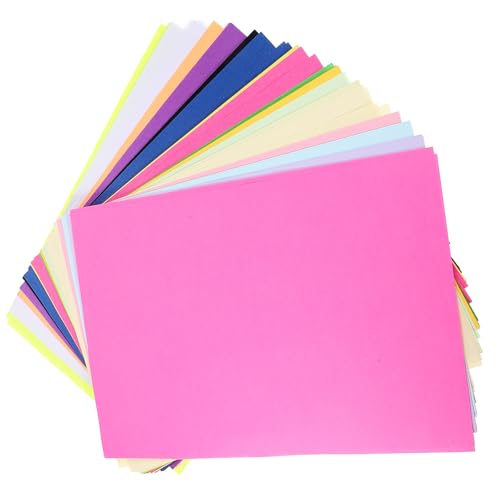 Homoyoyo 100 Hojas de Papel Papel A4 para Impresora Multifunción de 70g para Impresión y Copias para Oficina y Uso Escolar Imprimibles para Manualidades