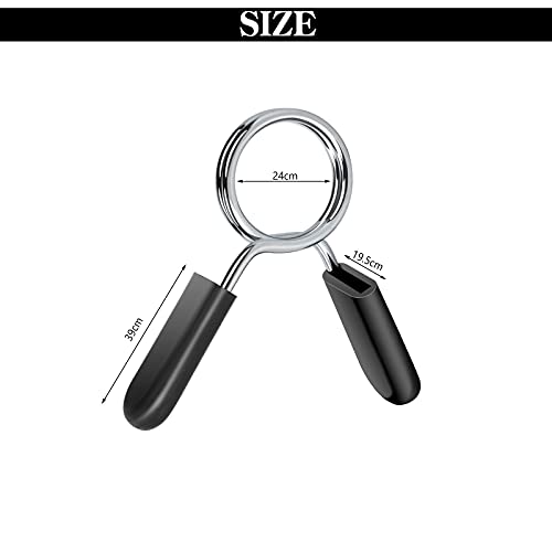 Drado 2pcs Clip a Molla con 2 Cerchi da 25 mm