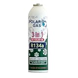 3IN1 3-in-1 Car A/C Recharge Kit – R134a Replacement Gas, Oil & Sealant – Leak Stop Aircon Refill Without Hose – DIY Air Conditioning Recharge Compatible with R134a Systems (3in1)