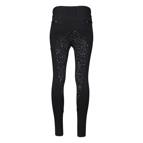 Dapplebay Constellation Riding Breeches - Black-L