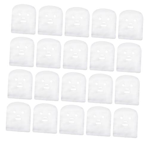 TOYZFRIENDY 100 piezas Unidades de Mascarillas Faciales de Pre-cortadas Alta Absorción Diseño Anatómico para Limpieza Profunda y Cuidado Facial Cómodo