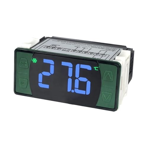 Termostato digital para control de temperatura en sistemas de enfriamiento y relé
