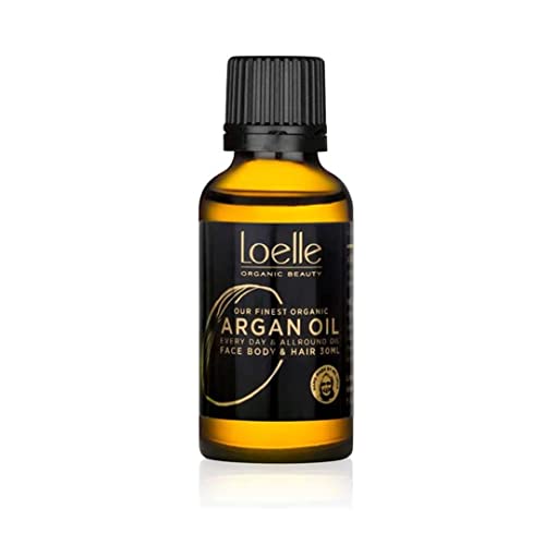 Loelle, 100% Pure, Cold-Pressed Argan Oil, Organic Argan Oil for Hair Face and Hands