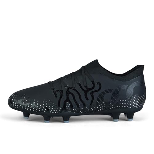 Botas de rugby Canterbury Speed Infinite Pro unisex negro plata 40.5, calzado transpirable FG