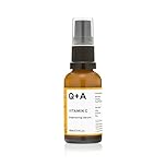 Q+A Vitamin C Brightening Face Serum (30ml), Vitamin C Serum for Face with Hyaluronic Acid, Hydrating and Anti-Ageing, Fragrance Free Skincare, Brightens Skin and Evens Out Skin Tone