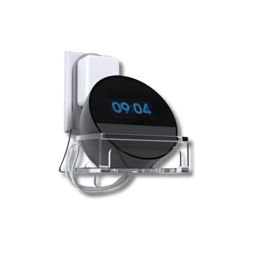 Suporte Stand de Parede para Tomada Vertical e Horizontal Compatível com Amazon Alexa Echo Spot - ARTBOX3D