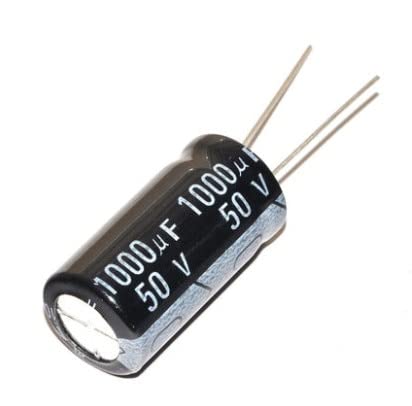 Condensadores electrolíticos 50V 1000UF 1000UF 50V Volumen de alta presión 13 * 25MM