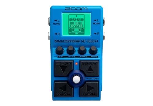 Zoom MS-70CDR+ Pedal multiefectos para guitarra con más de 140
