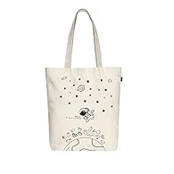 Tote Bag Aesthetic : 11x15" with 3" gusset, 100% durable cotton canvas zipper tote bag for women, school, beach, shopping, work, gym, travel; spacious reusable grocery bags; stylish & cute tote bags Cute Canvas Tote Bag with Zipper: Carry groceries, ...