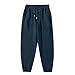 JIEMUXIU Sweatpants for Men Casual Joggers Pants Athletic Track Pants Hip-hop Streetwear Baggy Sweatpants Workout Trousers Navy