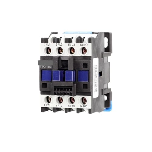Contacteur CA 3 pôles CJX2-1810 18A bobine 36V normalement ouvert sur rail DIN - 3