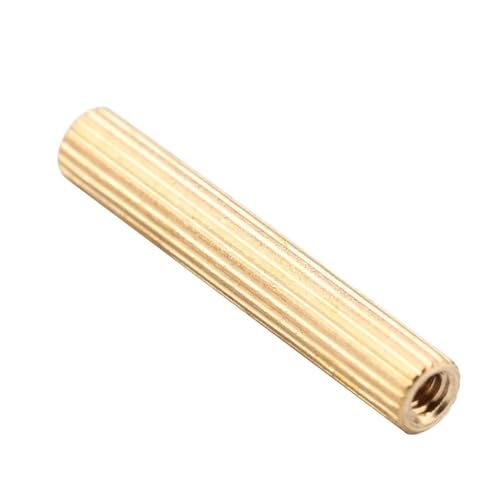 M2 latón hembra espaciador PCB separador accesorio de sujeción para maquinaria equipo de prueba electrónica (M2*19)100pcs))
