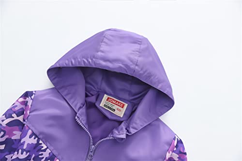 Toddler Kids Baby Boys Girls Dinosaur Camouflage Zip Windproof Jacket Hooded Trench Lightweight Rain Jacket for Girls2
