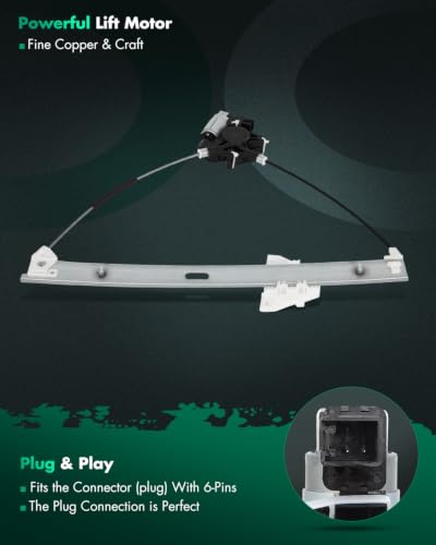 Image of SCITOO Power Window Regulator w /Motor for Mazda 5 2006-2013